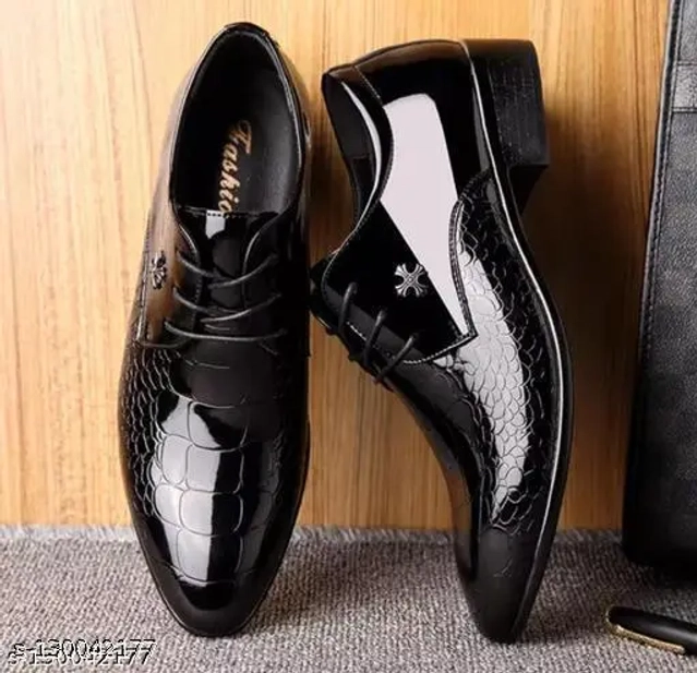 Formal Shoes for Men (Black, 7)