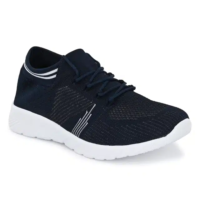 Sports Shoes for Men (Dark Blue & White, 6)