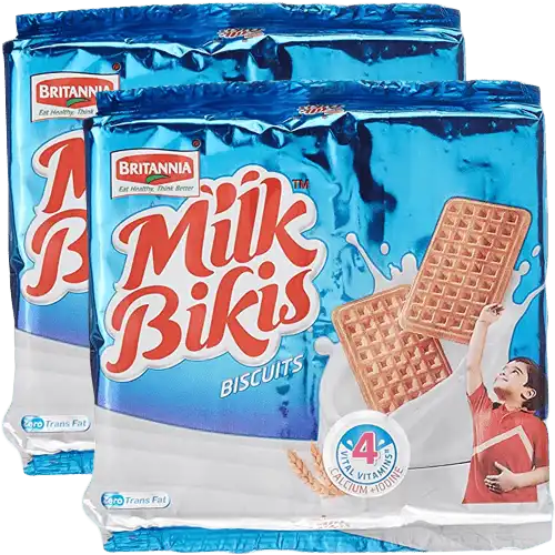 Britannia Milk Bikis Biscuit 2X190.5 g (Set Of 2)