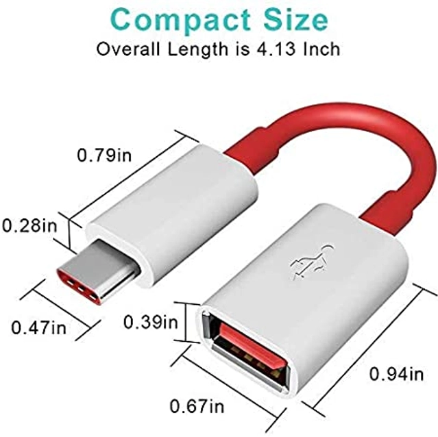 Plastic USB 3.0 to Type C OTG Data Cable (Yellow & Black)