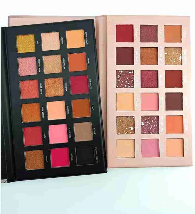 Combo of 2 Pcs Eyeshadow Palettes & Red Edition 5-in-1 Pocket Matte Lipstick (Multicolor, Set of 2)