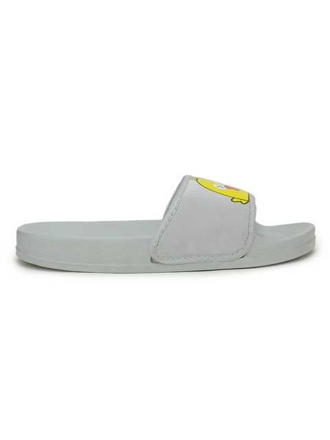 Footox Casual Women Slippers And Flipflops (Grey, 8) (FF-18)