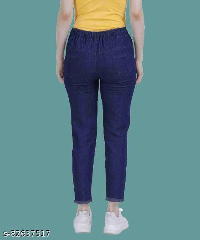 Denim Slim Fit Jeans for Women (Blue, 24)