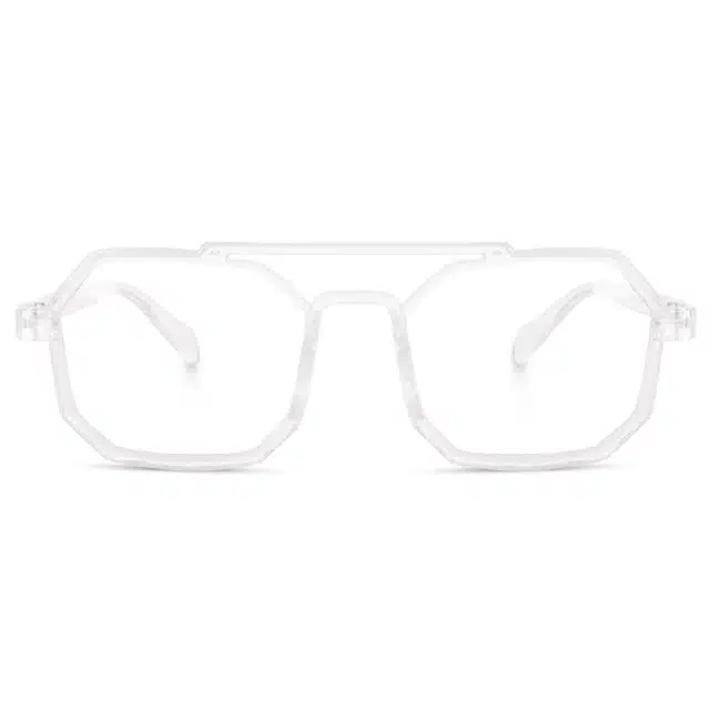 Spectacle Frame Glasses for Men & Women (Multicolor, Pack of 2)