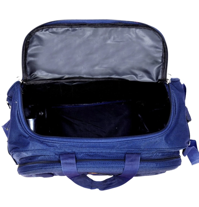 Polyester Duffel Bag (Blue, 60 L)