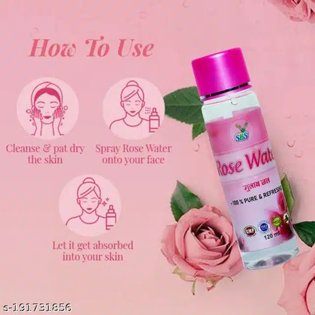 SBS Rose Water (120 ml)