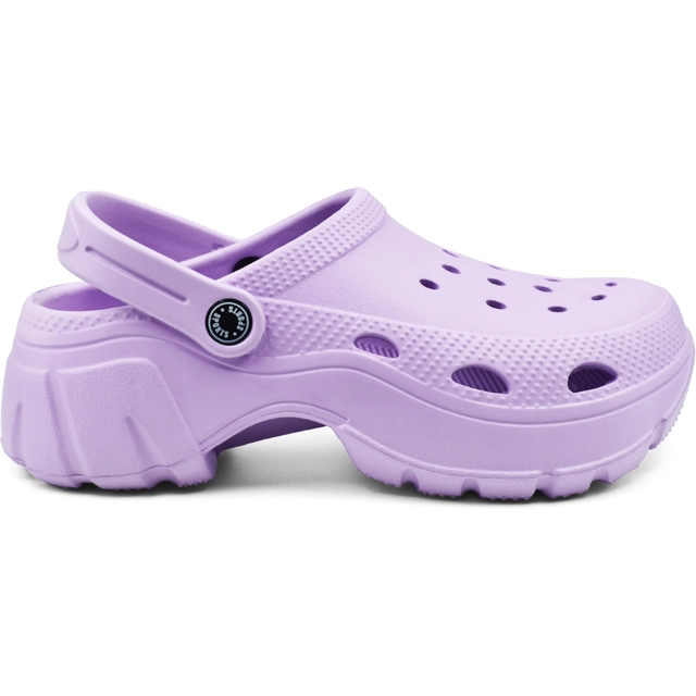 Textured Clogs For Women (Lavender, 5)