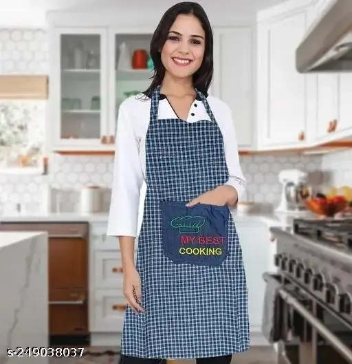 Nicasa Waterproof Kitchen Aprons with Pockets (Pack Of 2)