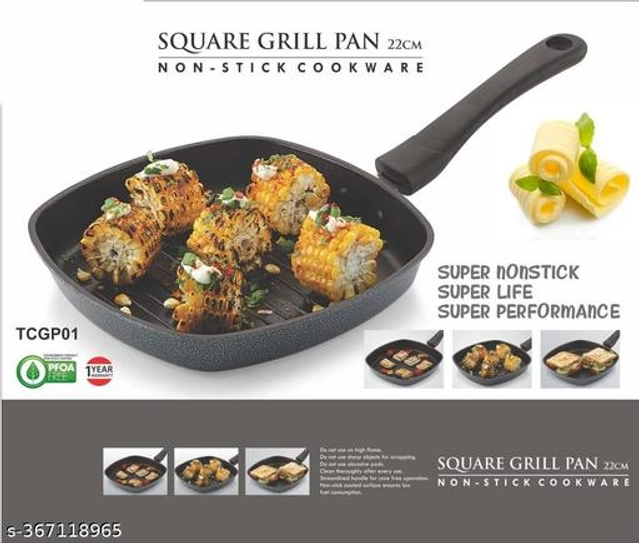 Aluminium Frying Pan (Multicolor)