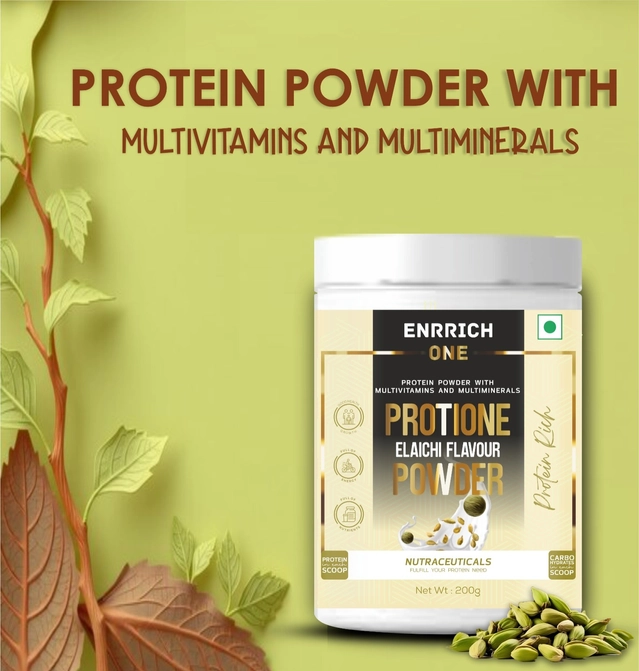 Enrrich One Protione Elaichi Flavoured Protein Powder (200 g)