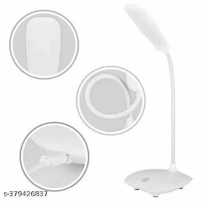 Plastic Table Lamp (White)