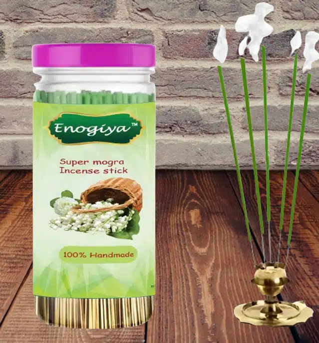 Enogiya Yoga & Daily Pooja Agarbatti (Green, Set of 1)