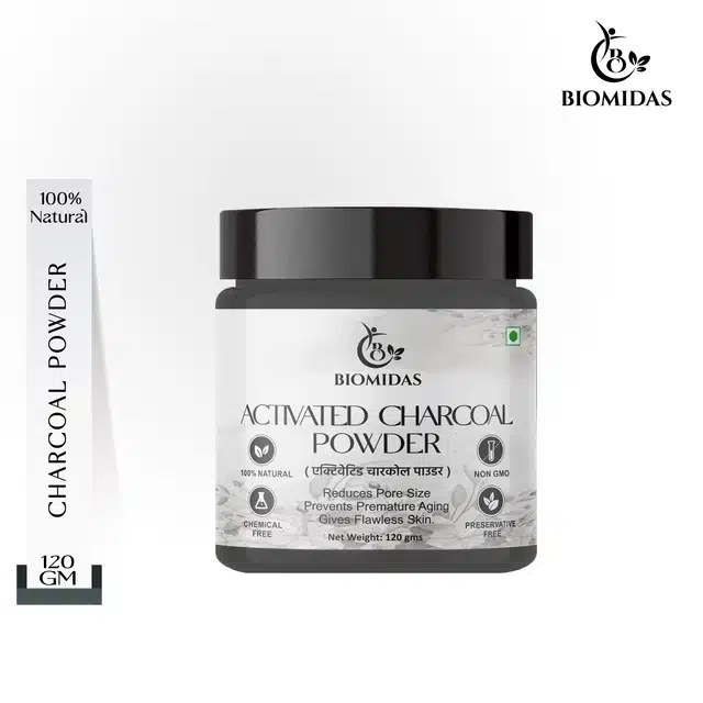 Biomidas Activated Charcoal Powder (120 g)