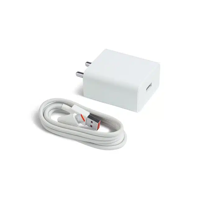 Fast Charging Type C Charger for Mi (white, 33 W)