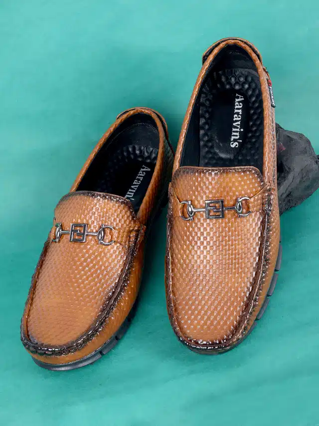 Loafers for Men (Rust, 6)