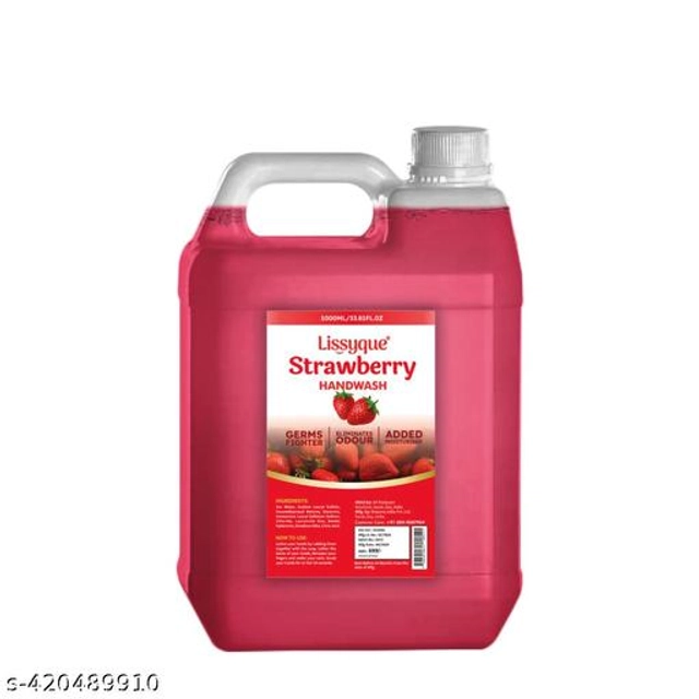 Lissyque Strawberry Hand Wash - 1000ml