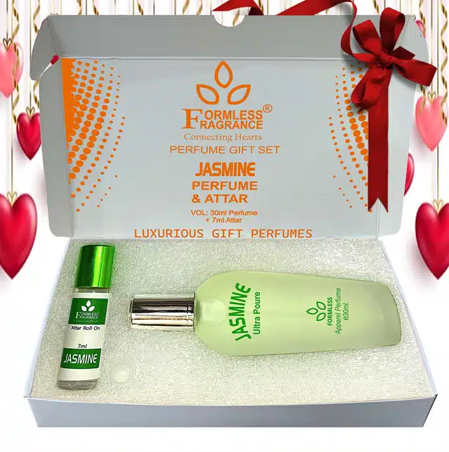 Jasmine & Attar Perfume for Men & Women (30 ml, Set of 2)