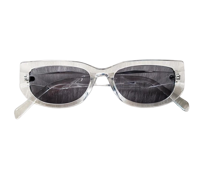 UV Protected Stylish Sunglass for Women (Transparent)