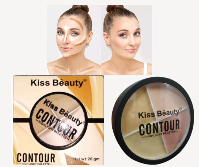 Kiss Beauty Contour Palette (20 g, Pack of 1)