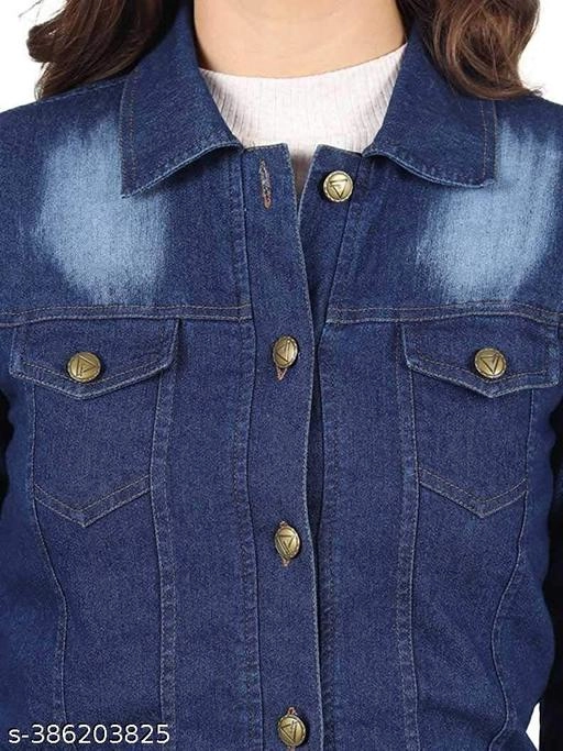 Denim Jacket for Women (Blue, S)