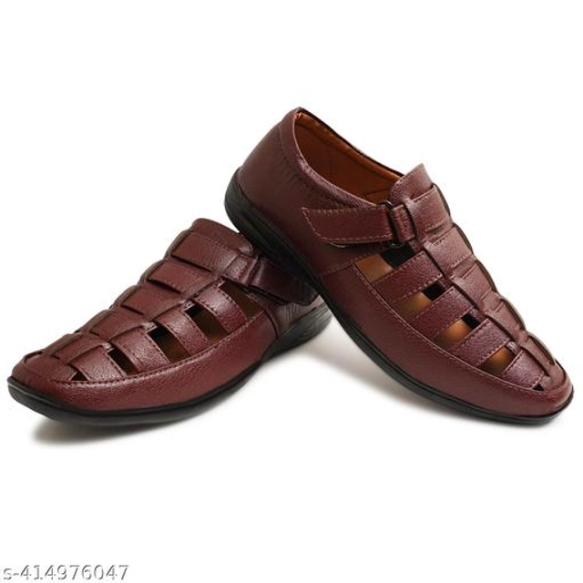 Sandals for Men (Brown, 6)