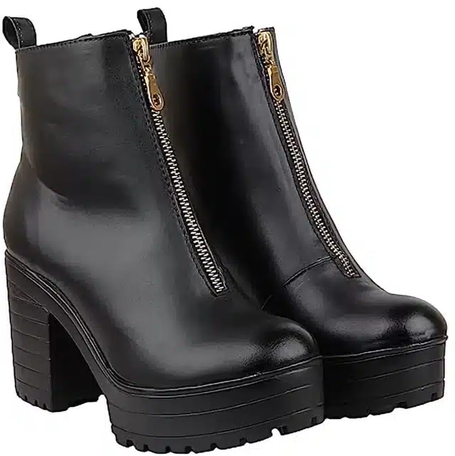 Boots for Women (Black, 3)