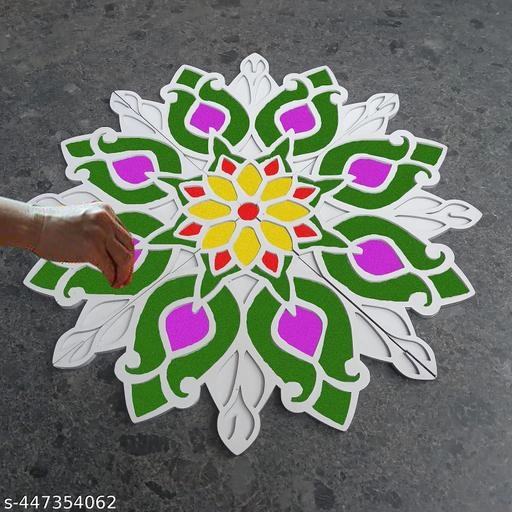 Diwali Rangoli Making Kit (Multicolor)