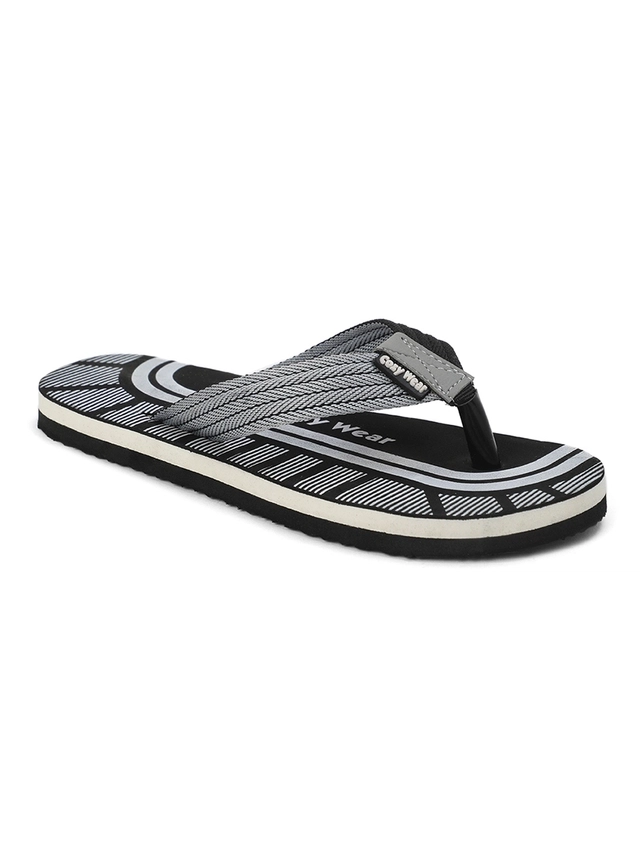 Cozy Wear Flip Flop For Men (Grey, 7)