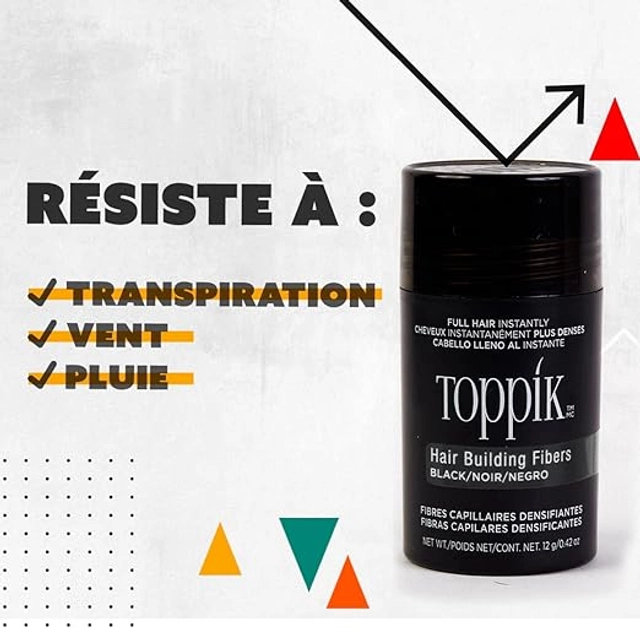 Toppik Hair Building Fibers (Black, 27.5 g)