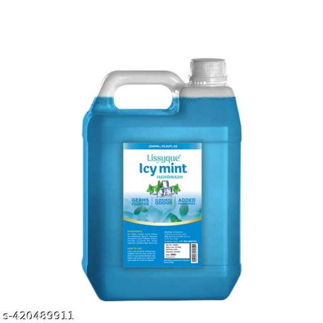 Lissyque Icy Mint Hand Wash - 1000ml