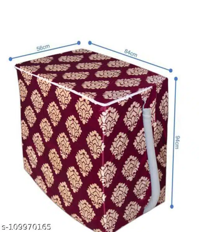 Polyester Washing Machine Cover (Multicolor)