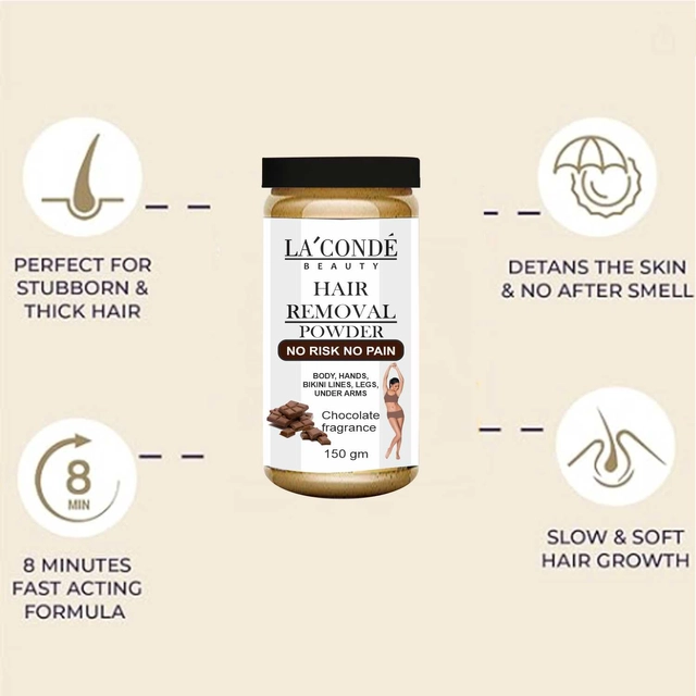 La'Conde Chocolate Fragrance Hair Removal Powder (150 g)