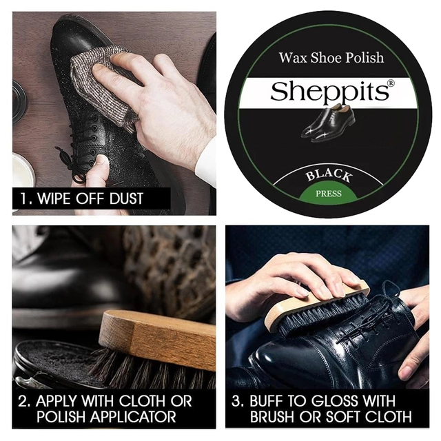 Wax Shoe Polish (Black)