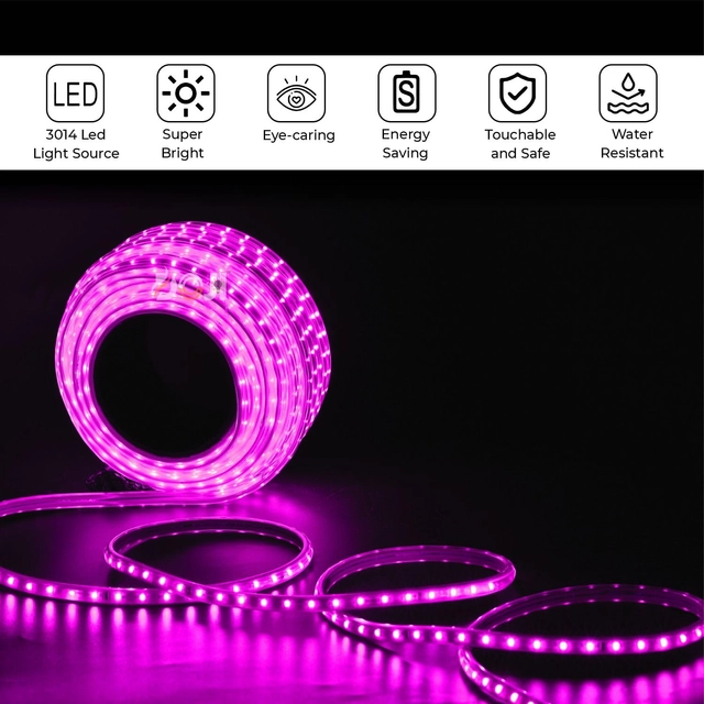 Deorative Waterproof LED Strips Lights (Pink, 5 m)