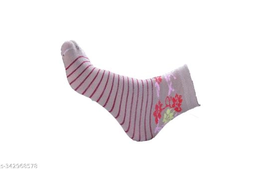 Woolen Printed Socks for Men (Multicolor, Free Size) (Pack of 4)