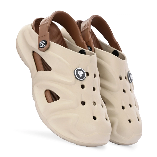 Clogs for Men (Beige, 6)