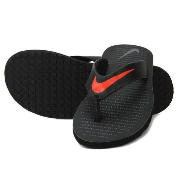 Flipflops for Men (Black & Red, 6)