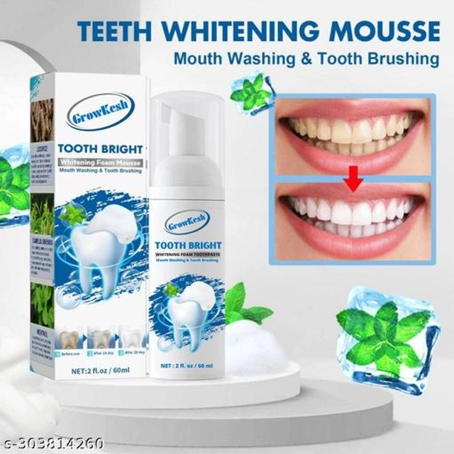 Growkesh Teeth Whitening Foam (60 ml)