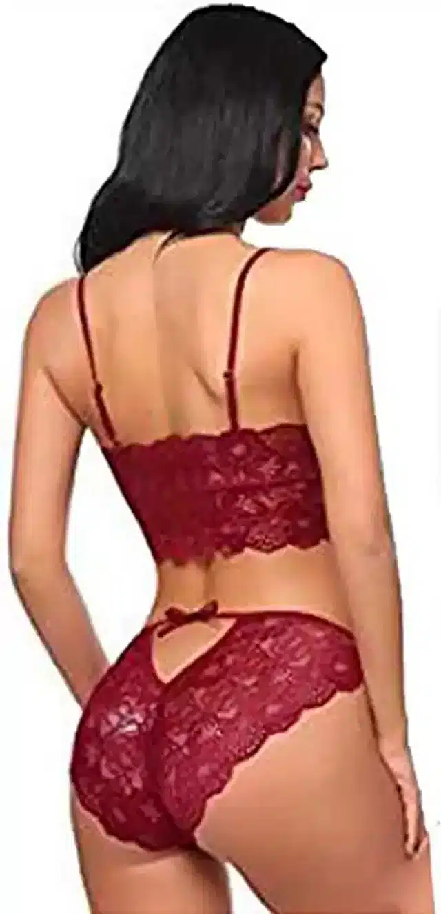 Women's Lingerie Set (Set of 1) (Red, 38) (AF-2)