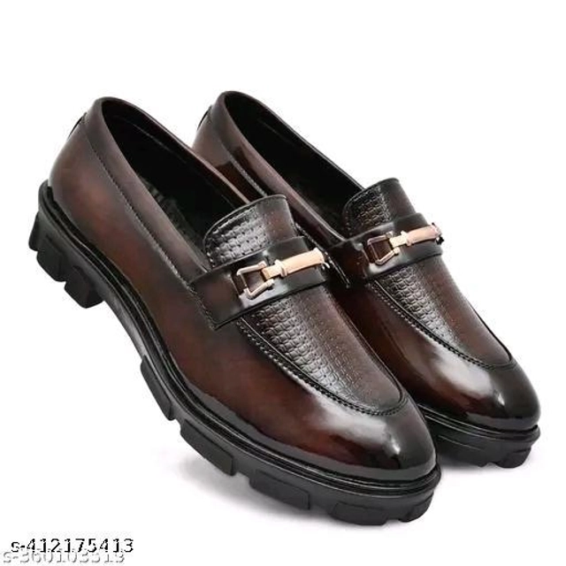 Loafers for Men (Brown, 6)