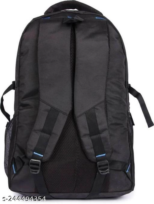 Polyester Backpack for Men & Women (Black, 35 L)