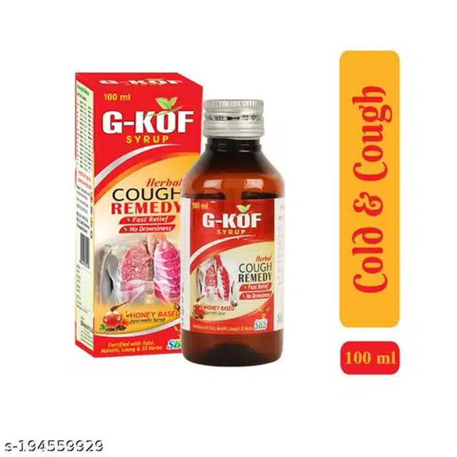 G-Kof Ayurvedic Cough Syrup (100 ml)