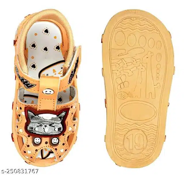 Sandals for Kids (Tan, 9-12 Months)