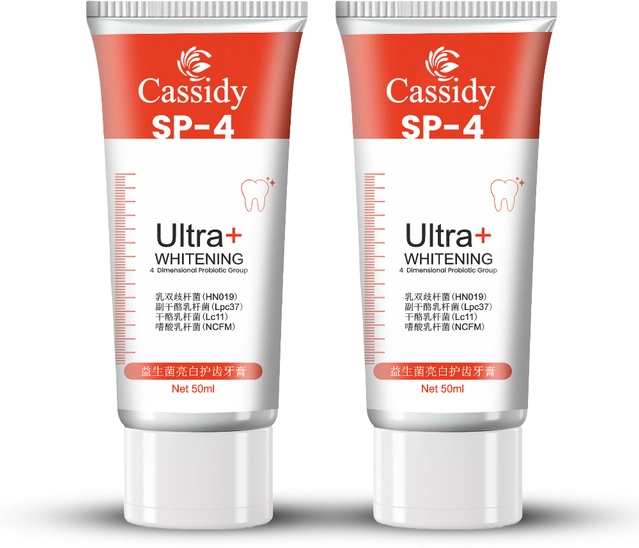 Cassidy SP-4 Ultra+Teeth Brighting Toothpaste (2x50 ml, Pack of 2)