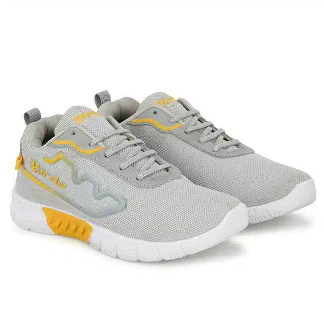 Stylish Lightweight Sports Shoes for Men (Grey, 10) (AE-360)