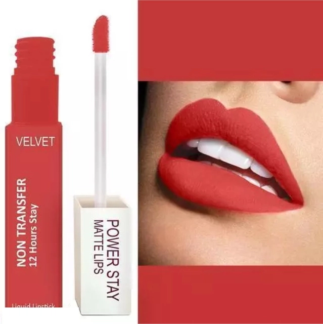 Power Stay Liquid Lipsticks Color To Color Lip 2 Pc (Red Maroon)