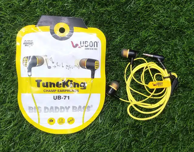 Ubon Ub-71 Tune King Champ Wired Earphone (Yellow)