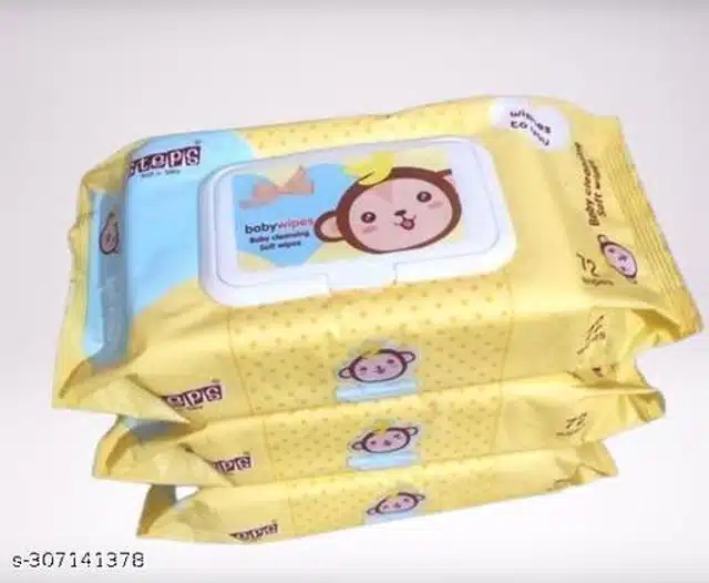 Steps 72 Pcs Wet Baby Wipes (Set of 3)