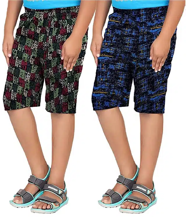 Shorts for Boys (Pack of 2) (Multicolor, 2-3 Years)