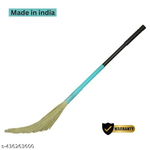 Plastic Floor Cleaning Broom (Multicolor)